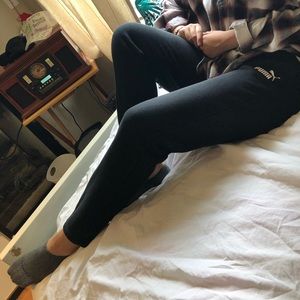 Black Puma Track Pants